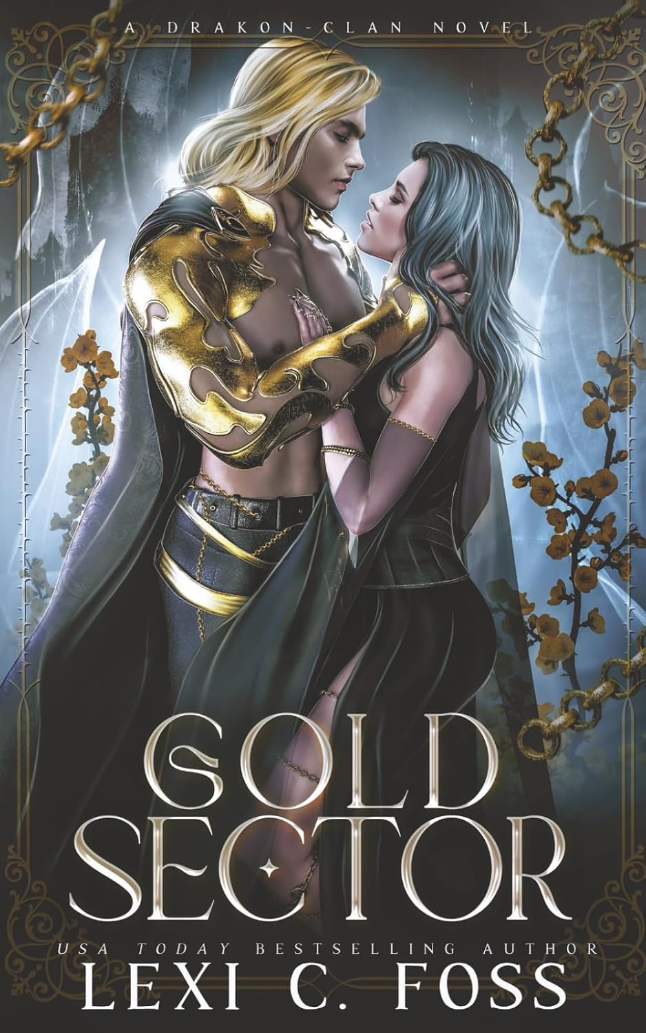 Gold Sector: A Standalone Romantasy with Omegaverse Vibes (Drakon-Clan Series) by Lexi C. Foss
