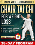 Chair Tai Chi for Weight Loss: 10-Minute Daily Routines to Reduce Belly Fat, Improve Mobility, Restore Energy & Maintain Your Independence | A 28-Day Joint-Friendly Seated Program for Seniors by Samuel Chen