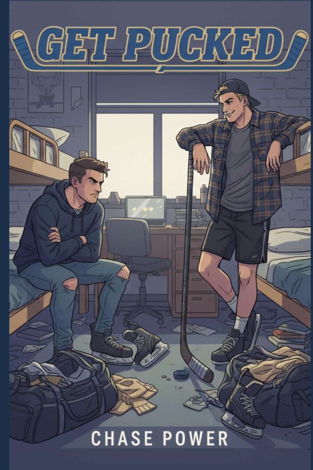 Get Pucked: An Enemies to Lovers MM Hockey Romance by Chase Power