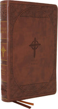 NABRE, New American Bible, Revised Edition, Catholic Bible, Large Print Edition, Leathersoft, Brown, Comfort Print: Holy Bible by Catholic Bible Press
