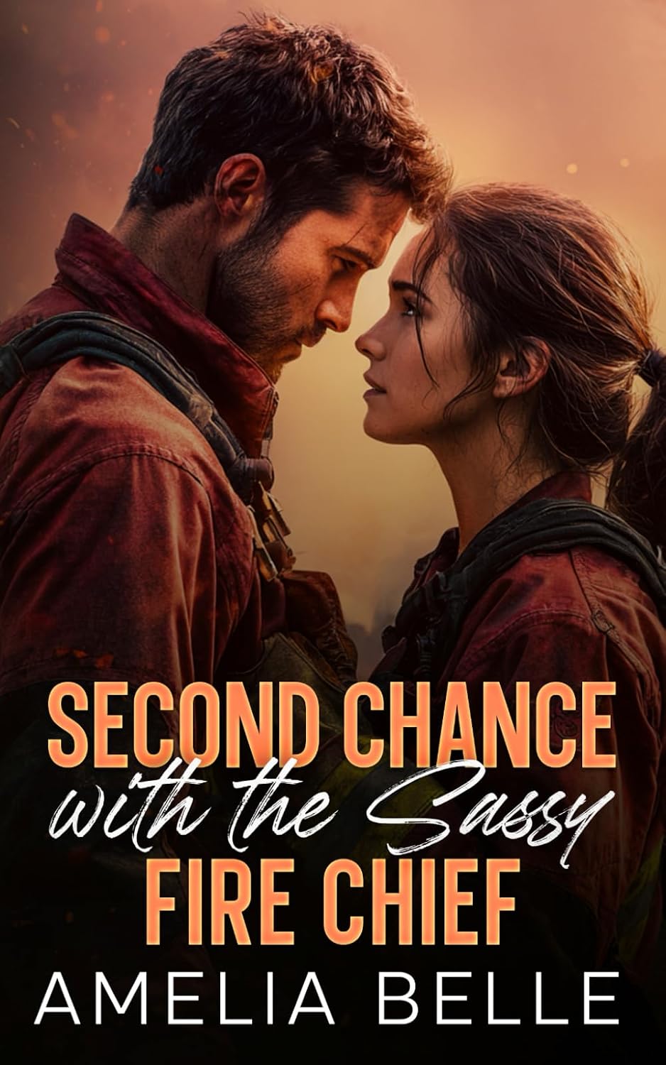 Second Chance with the Sassy Fire Chief: A Small Town Forced Proximity Boss Romance (Forbidden Small Town Firefighters Collection) by Amelia Belle