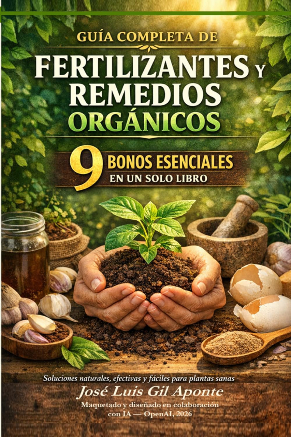 Fertilizantes y Remedios Orgánicos para Plantas: Guía completa con 9 bonos esenciales para nutrir, proteger y recuperar tus plantas sin químicos (Spanish Edition) by JOSE LUIS GIL APONTE