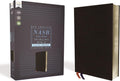 NASB, Thinline Bible, Giant Print, Bonded Leather, Black, Red Letter, 1995 Text, Comfort Print by Zondervan