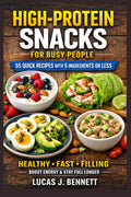 High-Protein Snacks for Busy People: 55 Quick and Easy Recipes with 5 Ingredients or Less for Energy, Muscle Building, and Healthy Snacking by Lucas J. Bennett