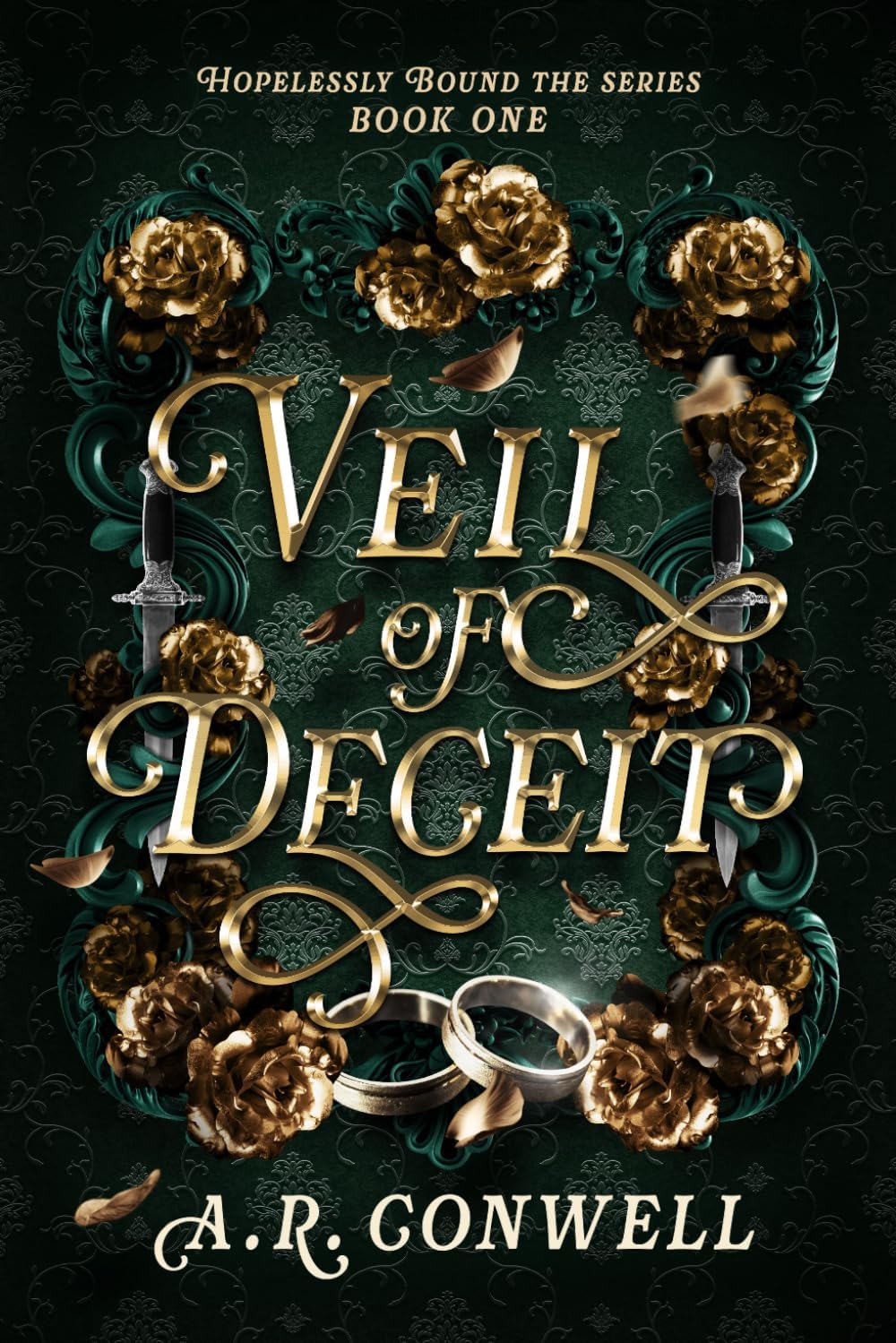 Veil of Deceit: a heist romantasy (Hopelessly Bound) by A.R. Conwell