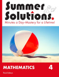 Summer Solutions Math Workbook (Level 4) by Nancy L. MaGraw
