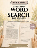 Christian Word Search for Seniors: Calm, Easy & Stress-Free Activities for Relaxation, Memory & Faith by David V. Boone
