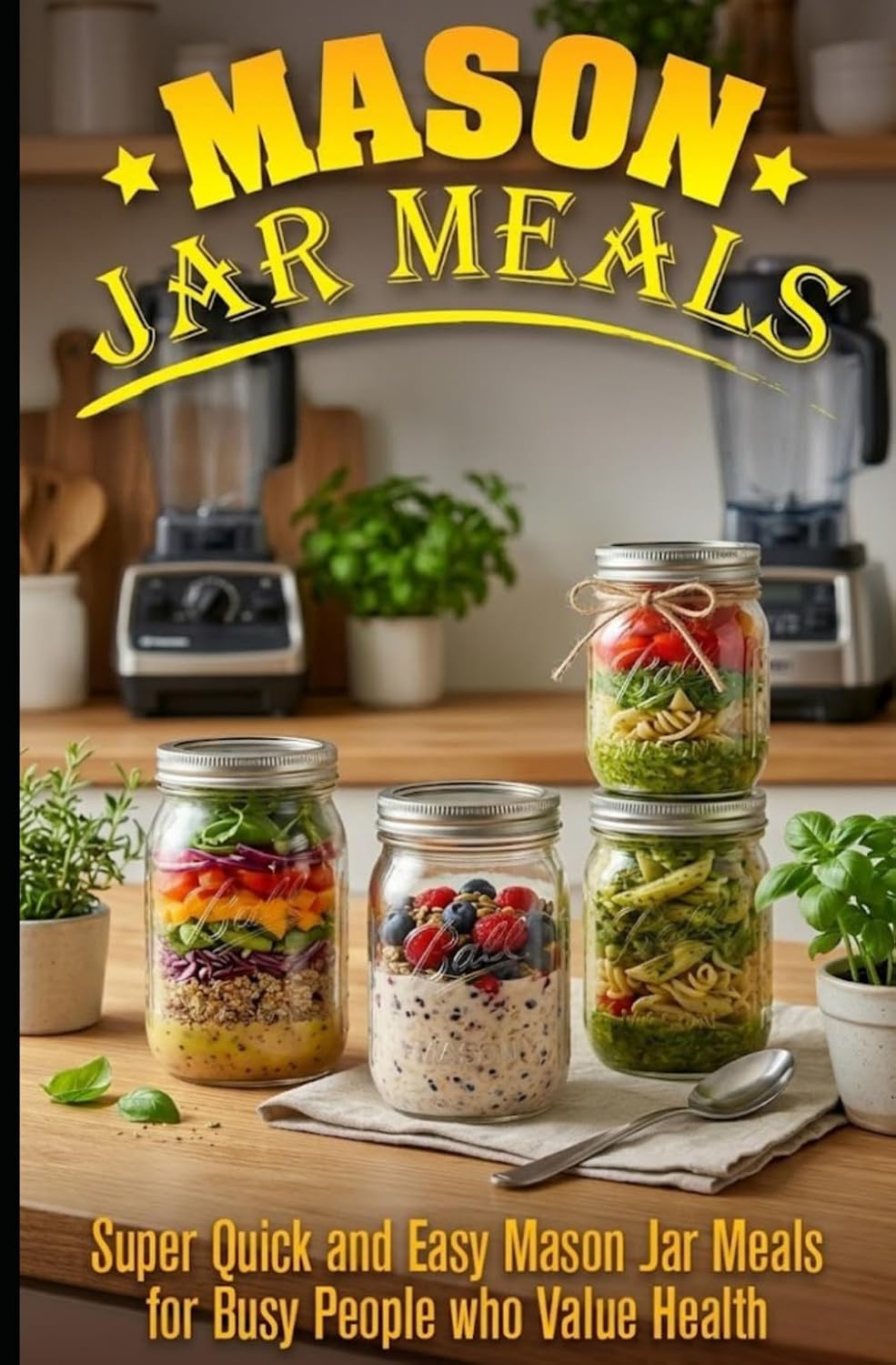 Mason Jar Meals: Super Quick and Easy Mason Jar Meals for Busy People Who Value Health (The Meal Prep Mastery Series) by Ashley Strong