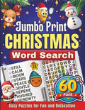 Jumbo Print Christmas Word Search (60 pt Font): Cozy Puzzles for Fun and Relaxation: Brain-Boosting Holiday Games for Seniors, Teens, and Adults with Low Vision by CLEAR VISION PRESS
