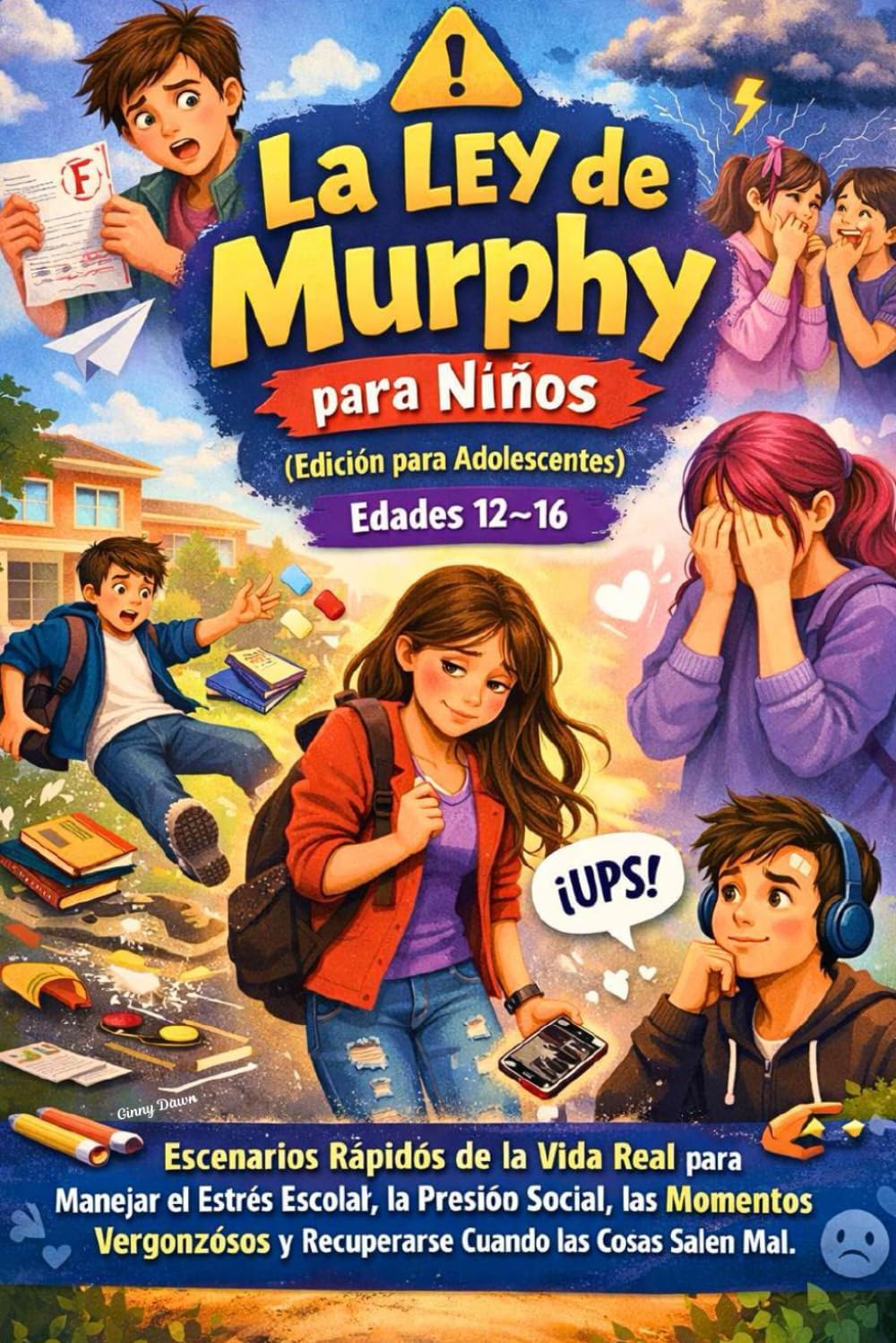 La Ley de Murphy para Niños (Edición para Adolescentes) Edades 12–16: Escenarios Rápidos de la Vida Real para Manejar el Estrés Escolar, la Presión ... Cuando las Cosas Salen Mal (Spanish Edition) by Ginny Dawn