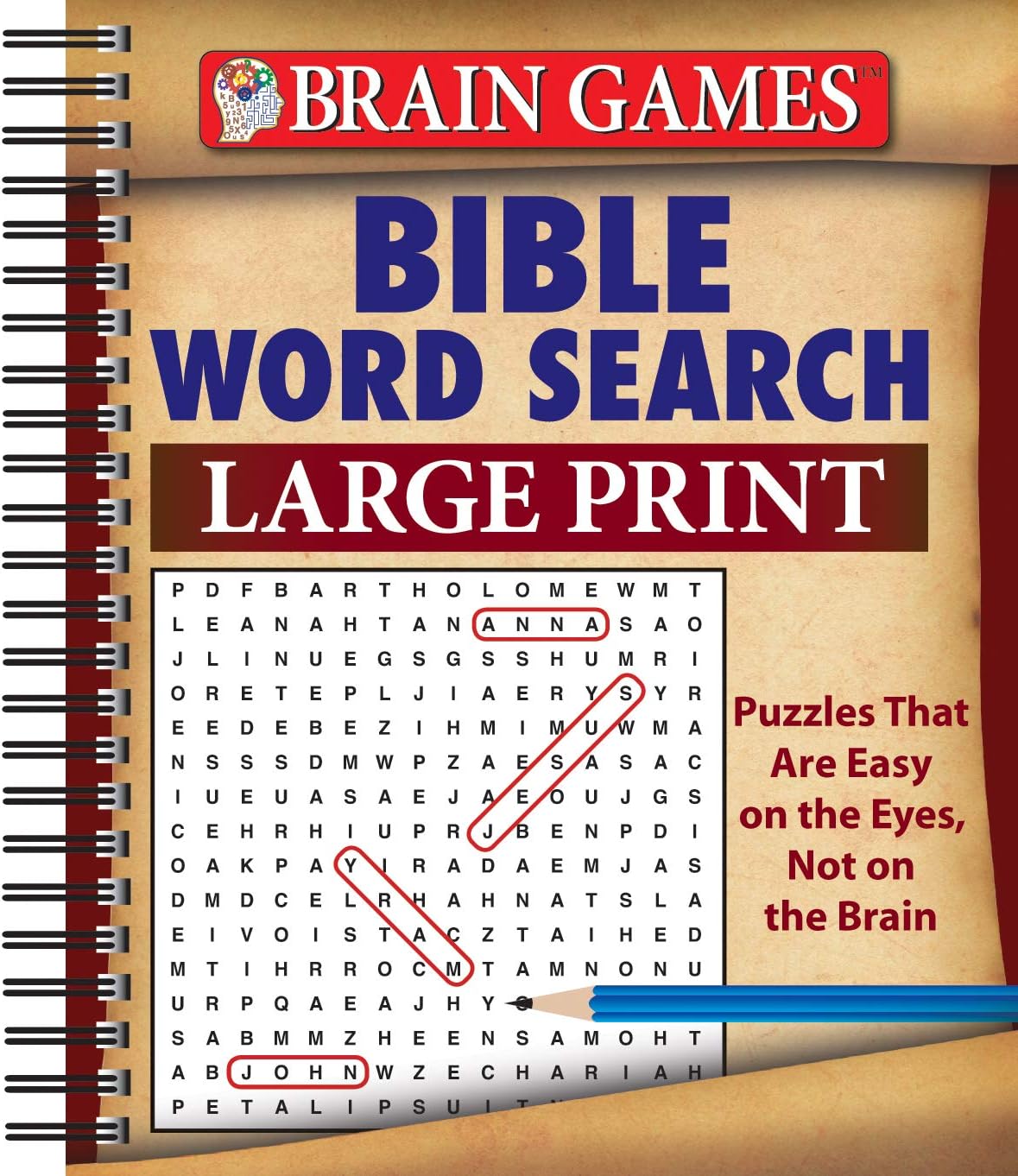 Brain Games - Bible Word Search (Large Print) by Publications International Ltd.