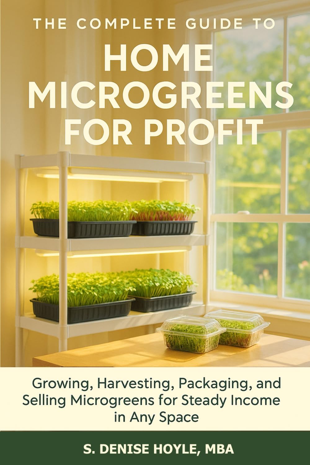 The Complete Guide to Home Microgreens for Profit: Growing, Harvesting, Packaging, and Selling Microgreens for Steady Income in Any Space by S. Denise Hoyle MBA