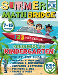 Preschool to Kindergarten Summer Bridge Math Activities Book: Prep Prek to K Grade Workbook with Numbers, Counting, Addition, Subtraction, Comparing, Patterns, and More by MamTalk Publishing
