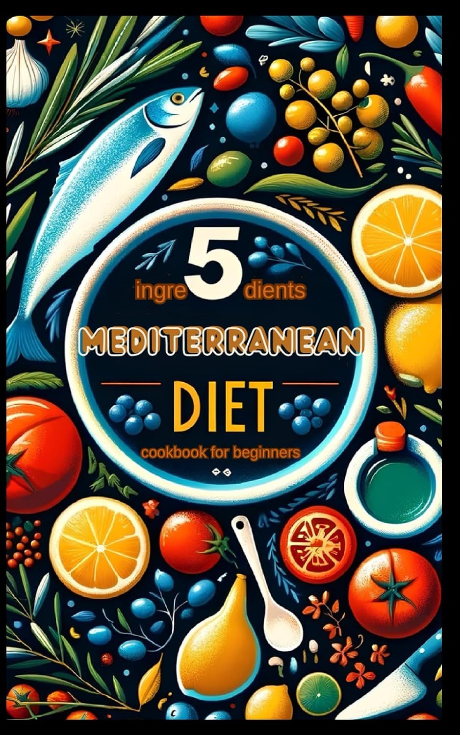 5 ingredients mediterranean diet cookbook for beginners by ROBERT MILLER