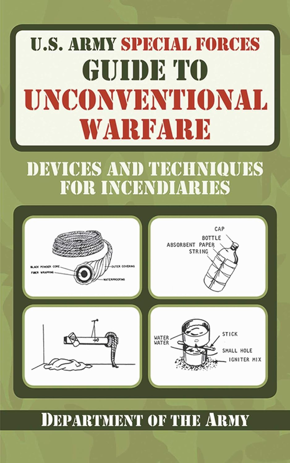 U.S. Army Special Forces Guide to Unconventional Warfare: Devices and Techniques for Incendiaries by U.S. Department of the Army