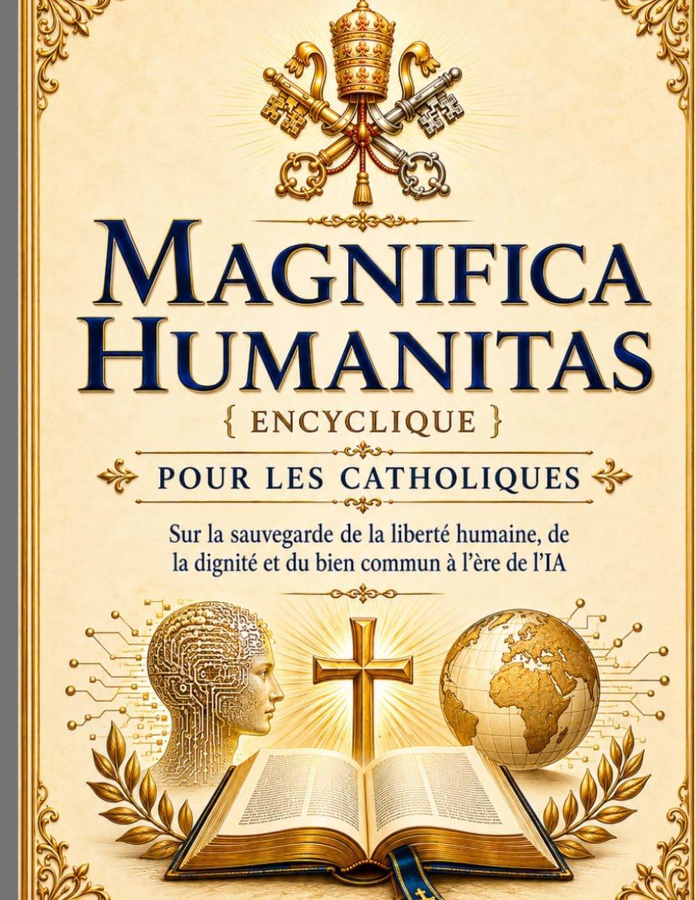 Magnifica Humanitas {encyclique} Pour les catholiques: Sur la sauvegarde de la liberté humaine, de la dignité et du bien commun à l'ère de l'IA (French Edition) by Joseph Kolbe
