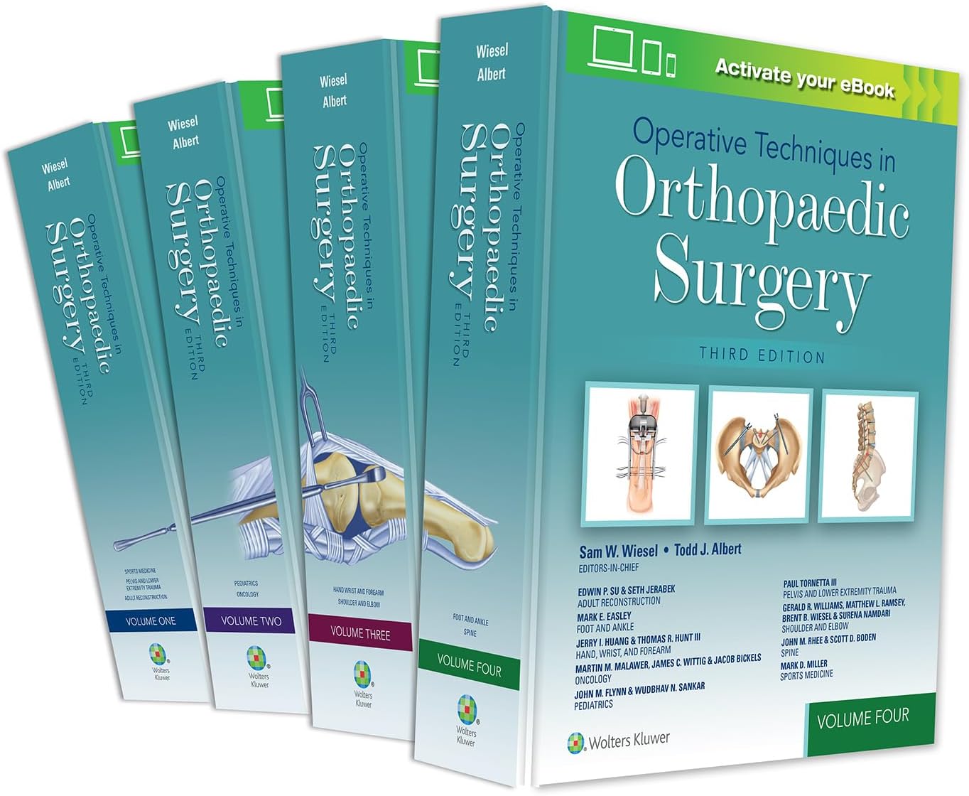 Operative Techniques in Orthopaedic Surgery (includes full video package) by Sam W. Wiesel MD
