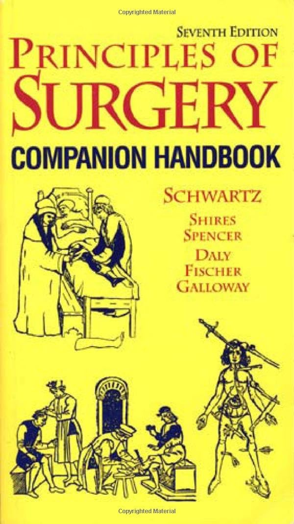 Principles of Surgery, Companion Handbook by Seymour I. Schwartz