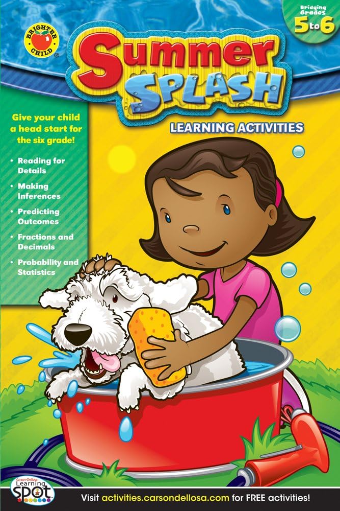 Summer Splash Learning Activities, Grades 5 - 6 by Brighter Child