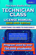 The Ham Radio Prep Technician Class License Manual (2026 - 2030) (Ham Radio License Package) by Ham Radio Prep