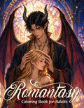 Romantasy Coloring Book for Adults: Dark Romance & Fantasy Illustrations to Color – Fairies, Knights, Lovers, Dragons and Magical Worlds by IgyDraw