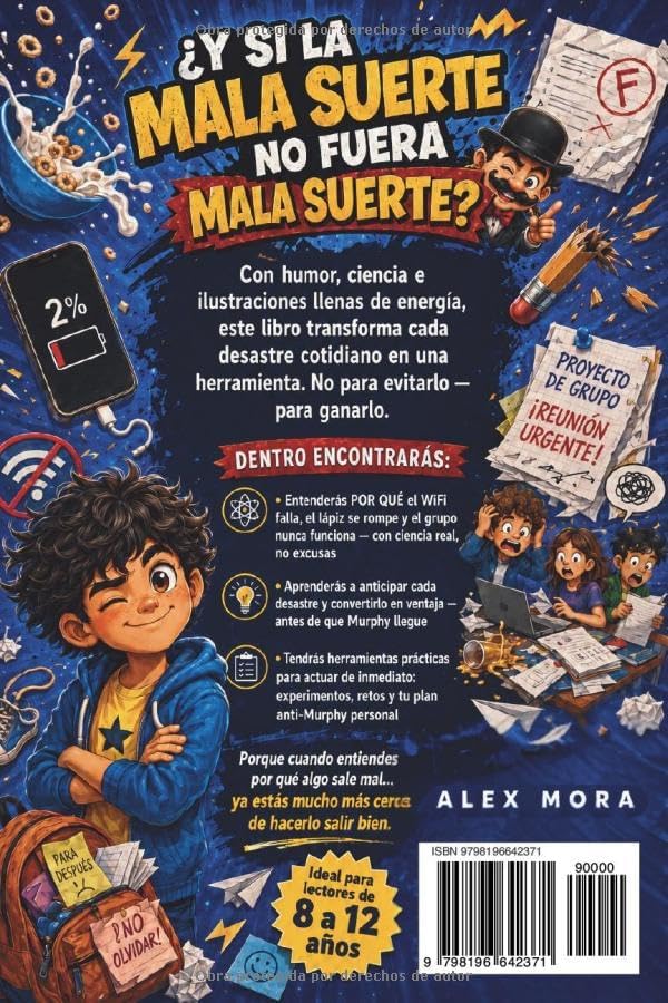 La Ley de Murphy para Niños: La Ciencia de los Desastres Cotidianos y Cómo Ganar Cuando Todo Sale Mal (8 a 12 Años) (Spanish Edition) by Alex Mora
