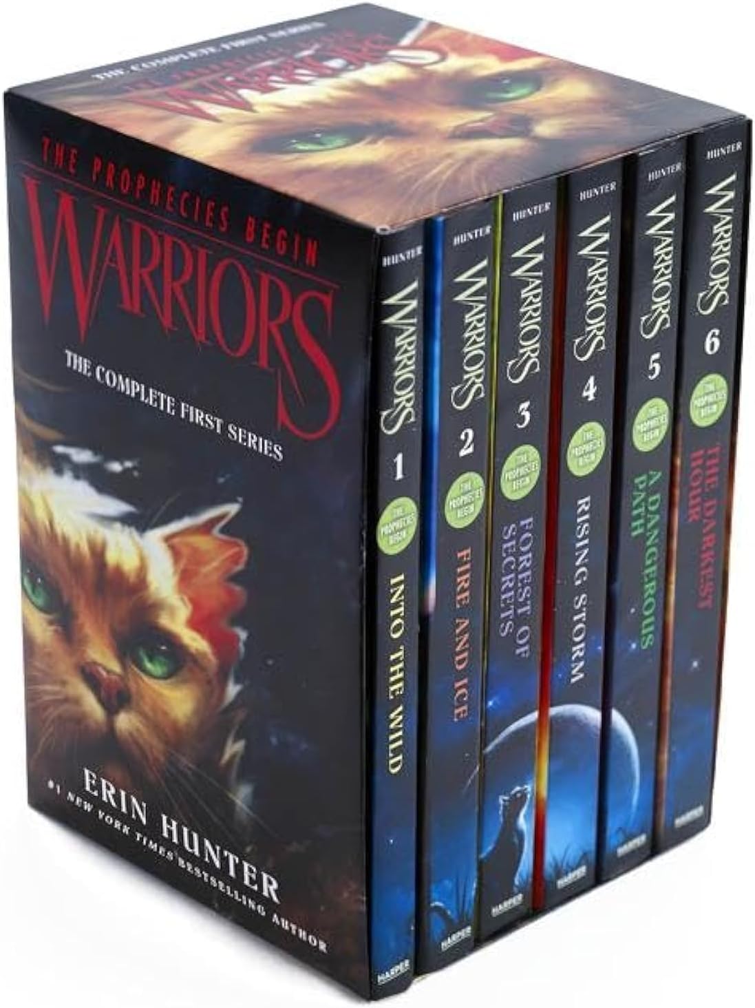 Warriors Box Set: Volumes 1 to 6: The Complete First Series (Warriors: The Prophecies Begin) by Erin Hunter