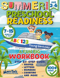 Summer Bridge Preschool Readiness Workbook: A Fun Big Preschool Prep Activities Book for Toddlers Ages 2-3 and Kids Ages 3-4 with Letters, Numbers, ... Shapes, and More (Preschool Learning Books) by MamTalk Publishing
