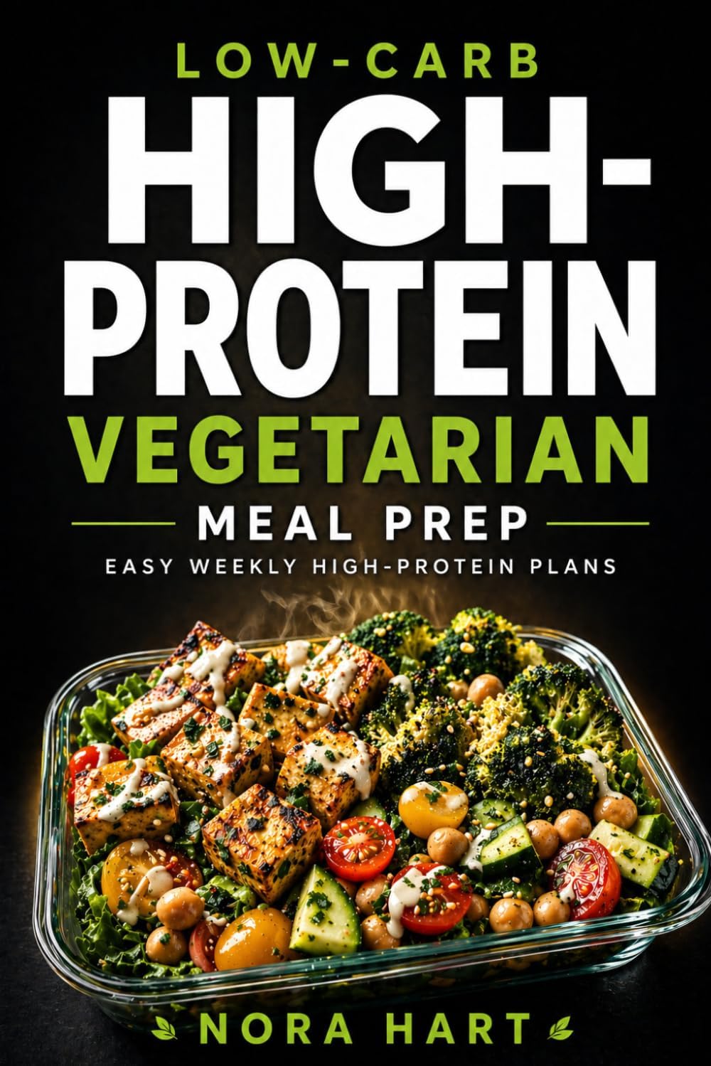 LOW-CARB HIGH-PROTEIN VEGETARIAN MEAL PREP: Easy Weekly High-Protein Plans by Nora Hart