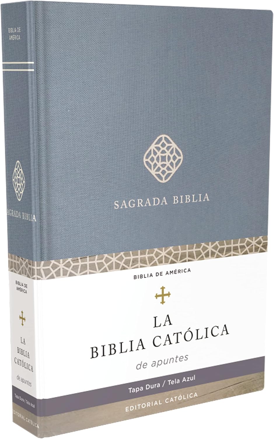 Biblia Católica de apuntes, Tapa dura/tela, Azul, Comfort Print (Spanish Edition) by Editorial Católica