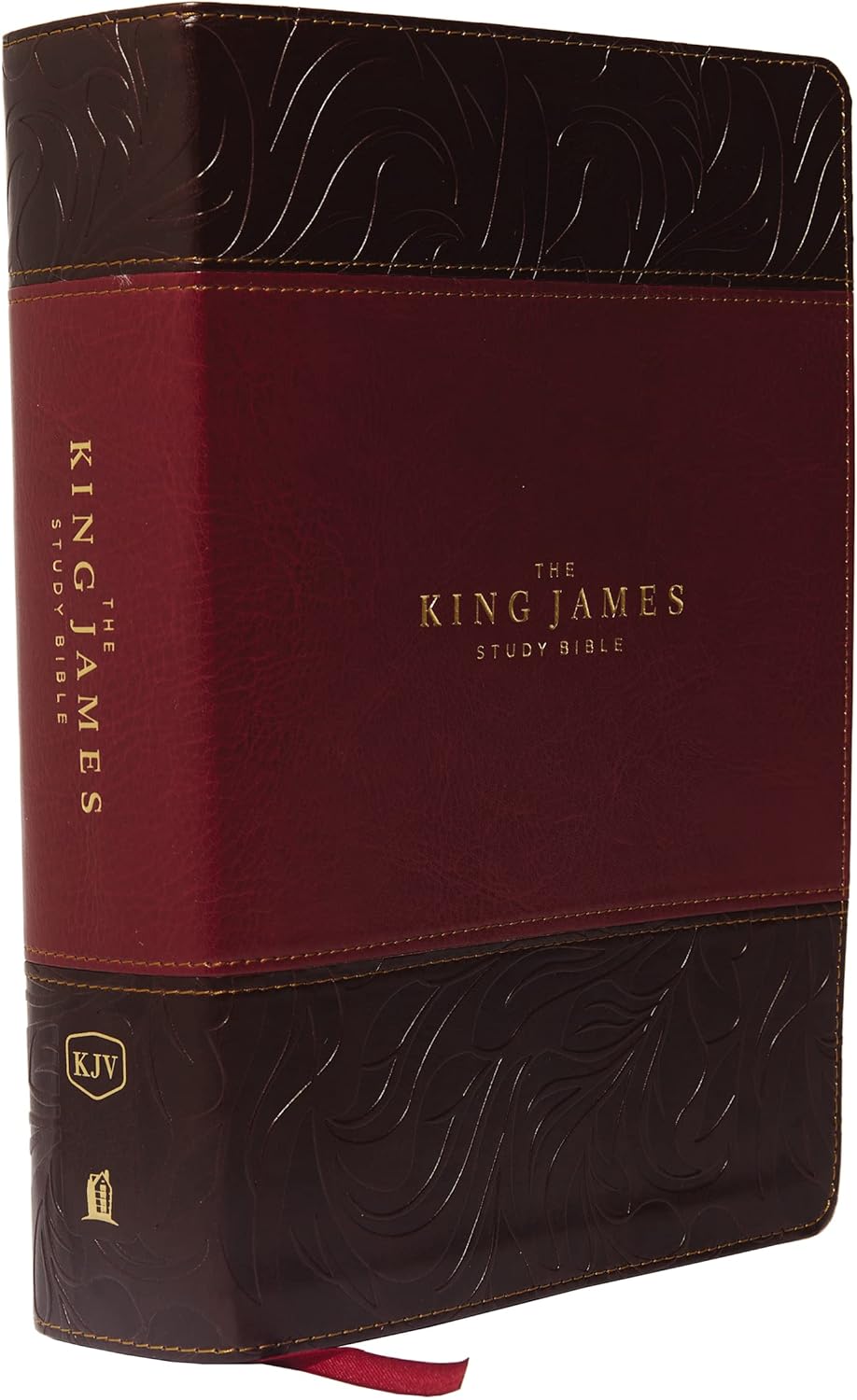 KJV, The King James Study Bible, Leathersoft, Burgundy, Red Letter, Full-Color Edition: Holy Bible, King James Version by Thomas Nelson