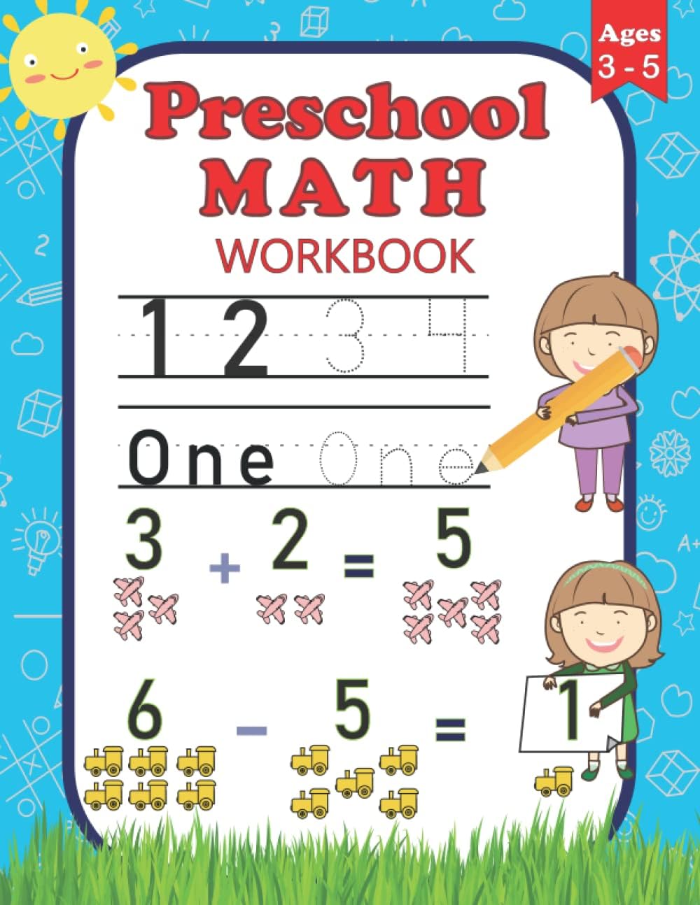 Preschool Math Workbook: For Preschoolers Ages 3-5 | Number Tracing, Counting, Addition and Subtraction Activities by Niso