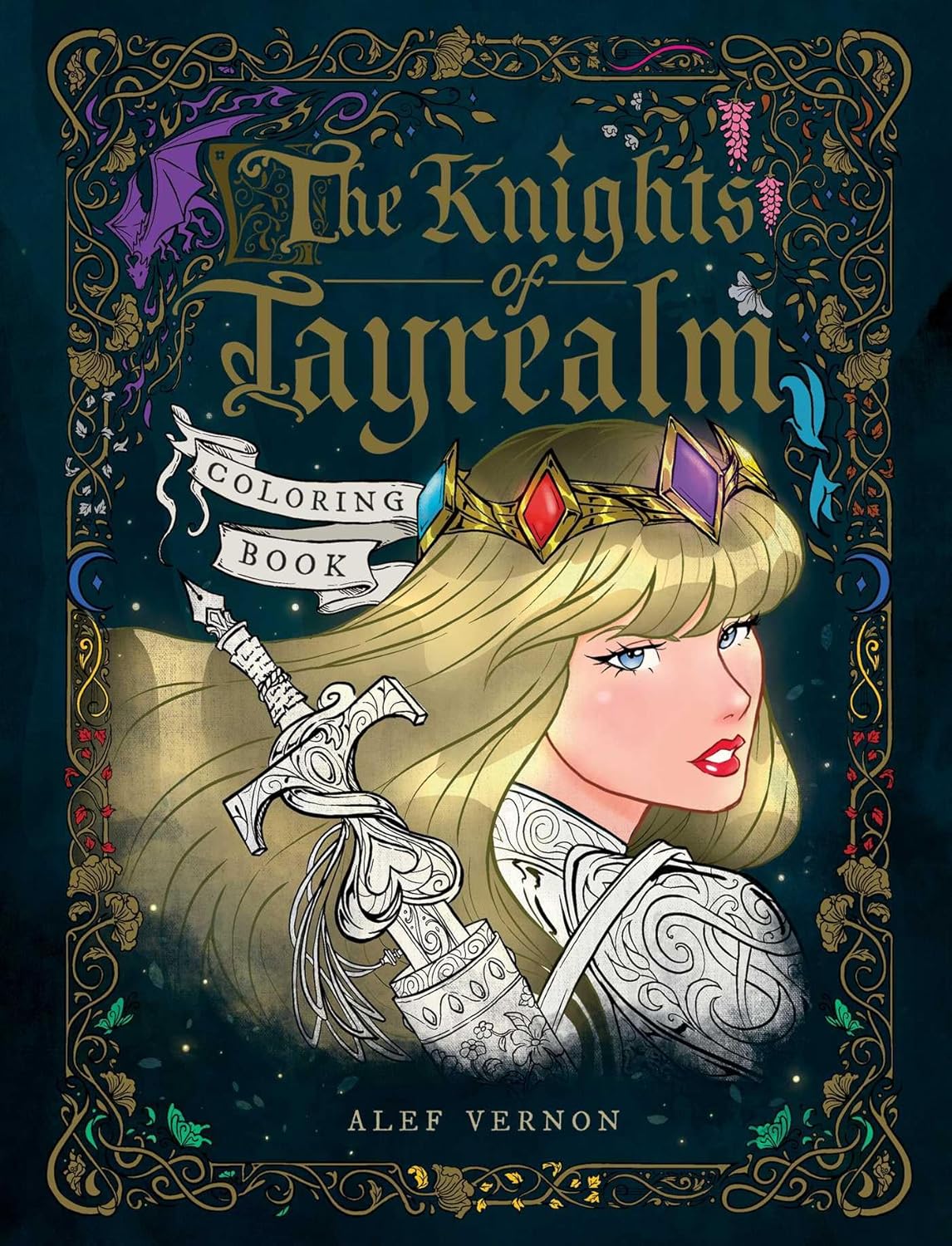 The Knights of Tayrealm Coloring Book by Alef Vernon