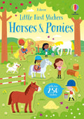 Little First Stickers Horses and Ponies: An Entertaining Activity Book About Riding Lessons for Kids (Ages 3-5) by Kirsteen Robson