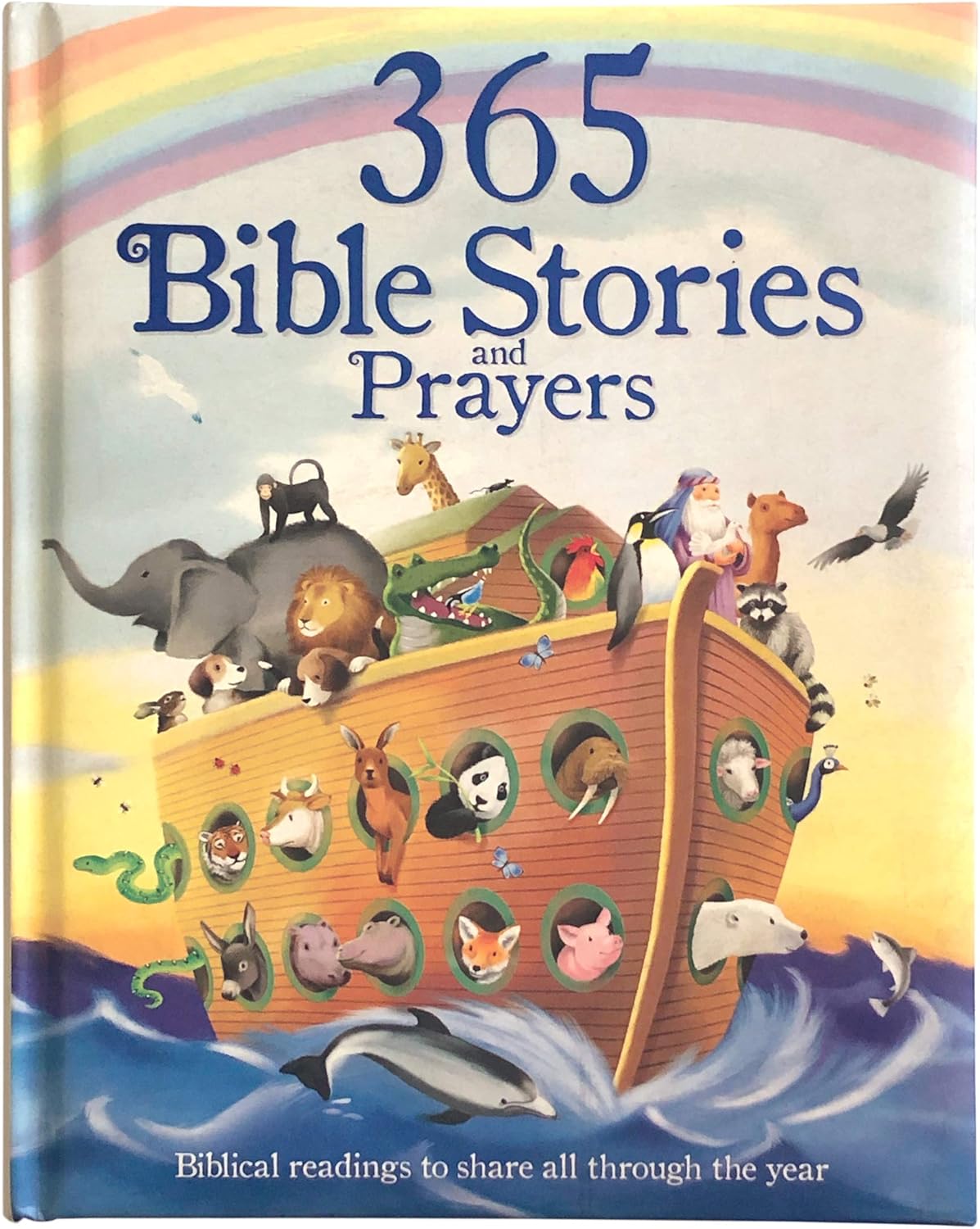 365 Bible Stories and Prayers Padded Treasury - Gift for Easter, Christmas, Communions, Baptism, Birthdays (Little Sunbeams) by Cottage Door Press
