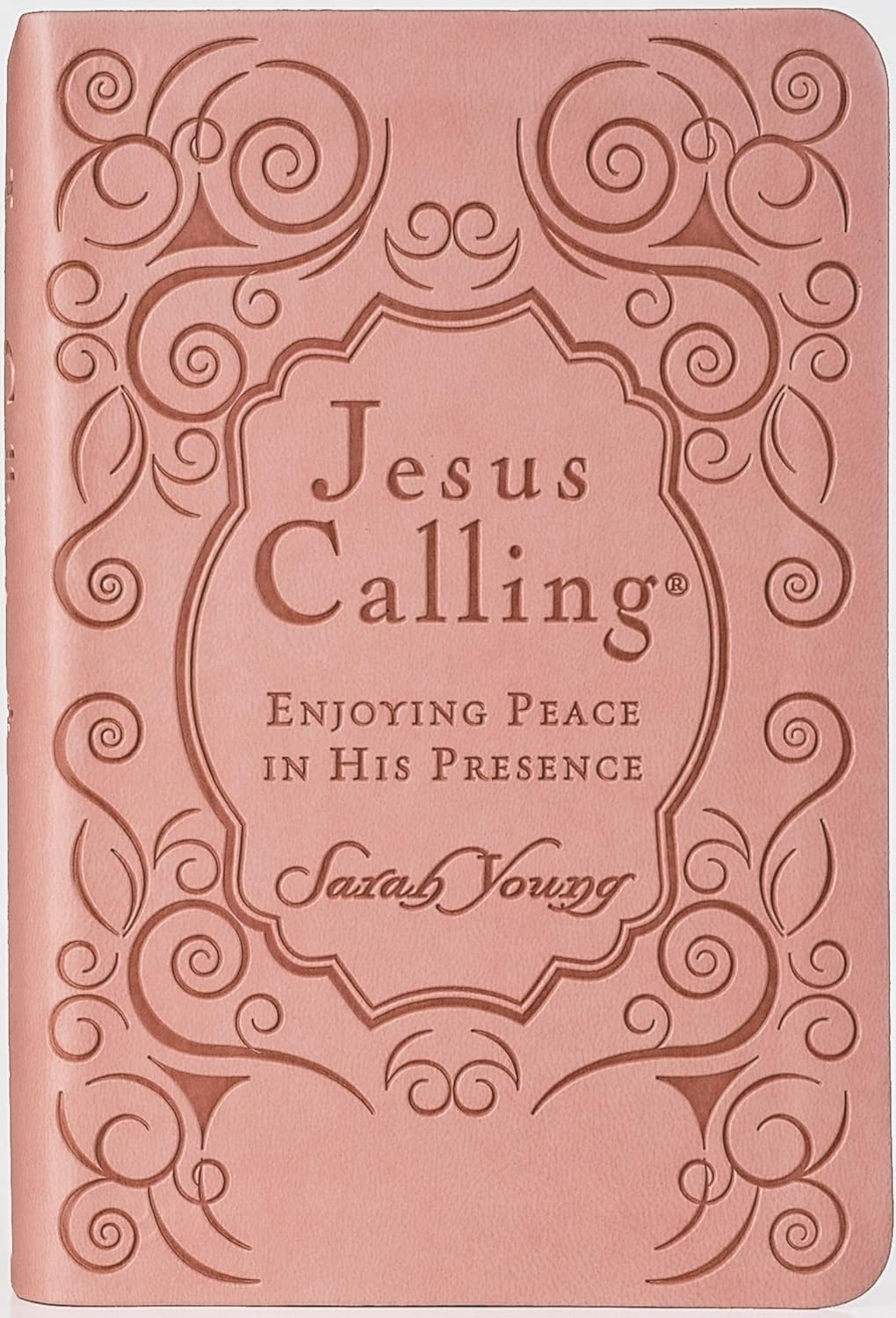 Jesus Calling, Pink Leathersoft, with Scripture References: Enjoying Peace in His Presence (A 365-Day Devotional) by Sarah Young