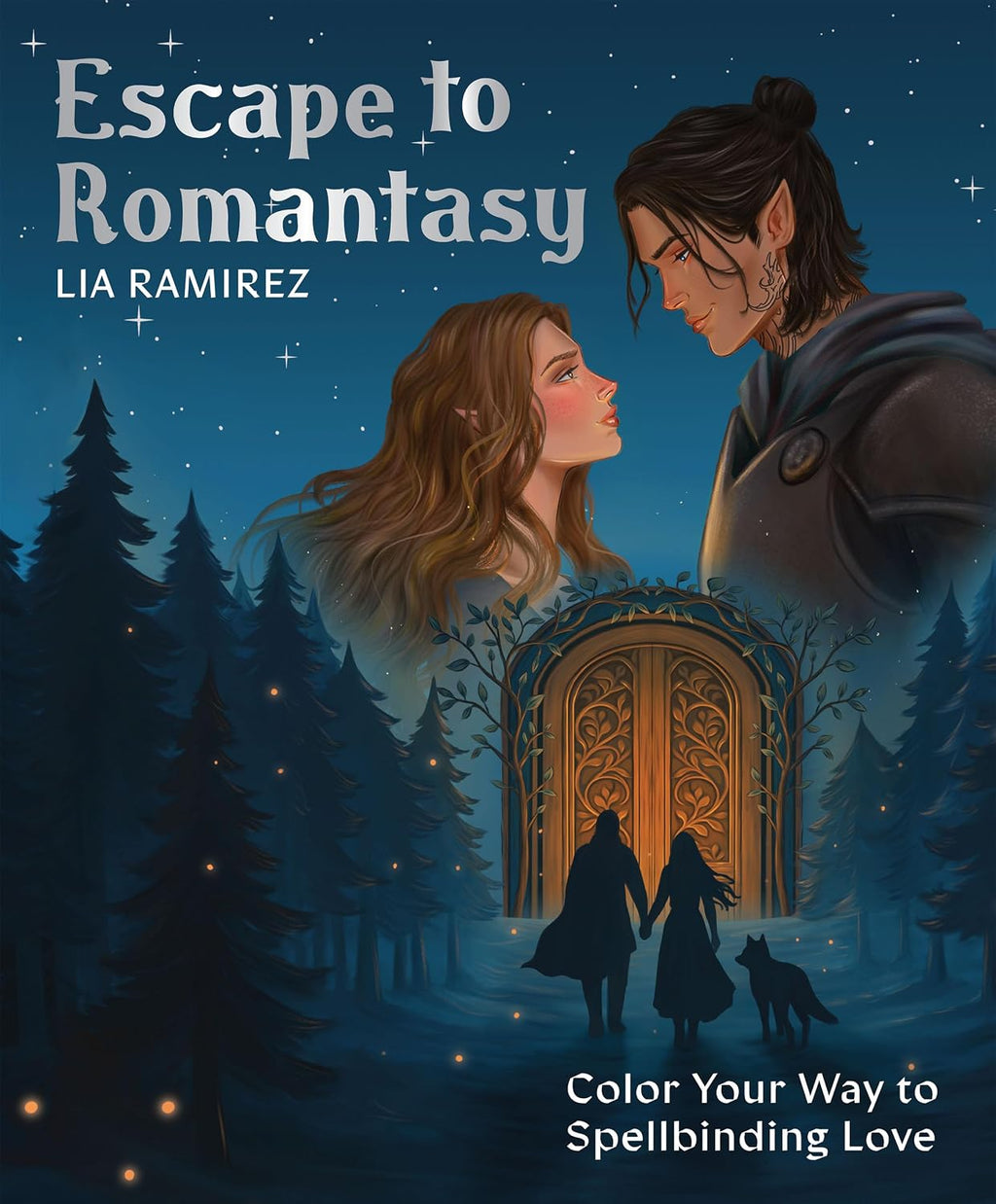 Escape to Romantasy: Color Your Way to Spellbinding Love by Lia Ramírez