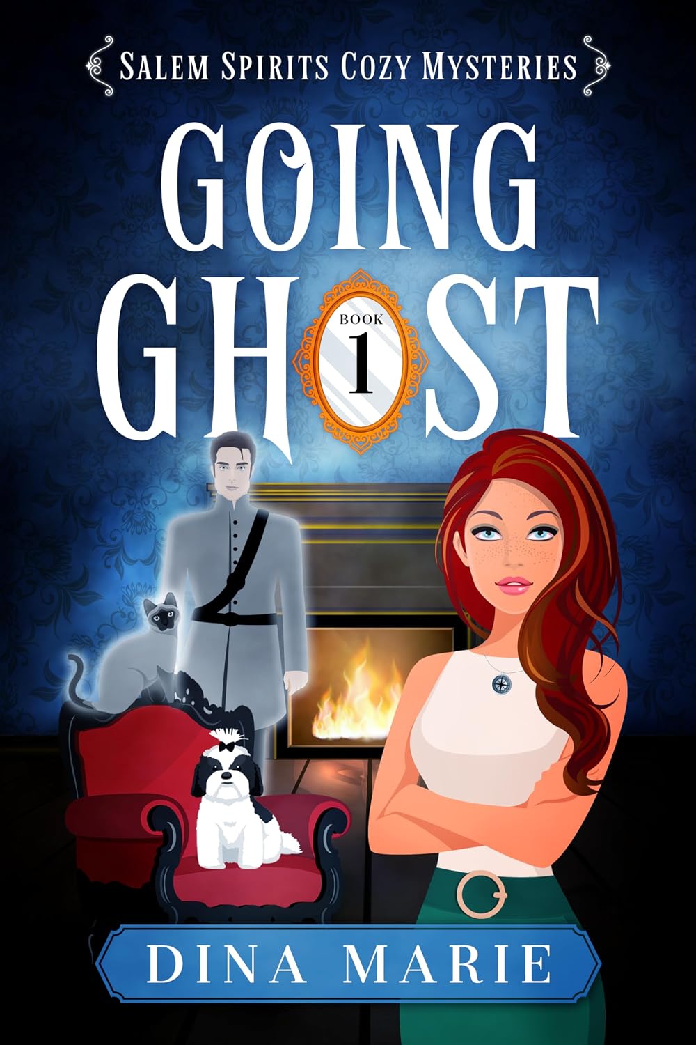Going Ghost: A Paranormal Cozy Mystery (Salem Spirits Cozy Mysteries Book 1) by Dina Marie