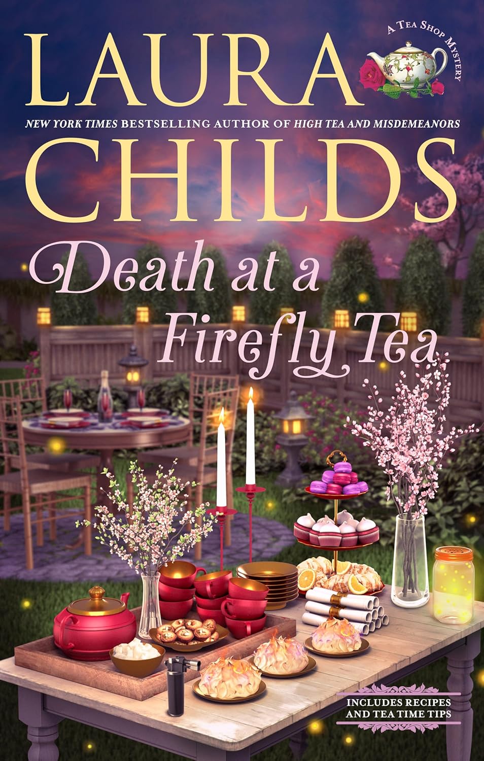 Death at a Firefly Tea (A Tea Shop Mystery) by Laura Childs