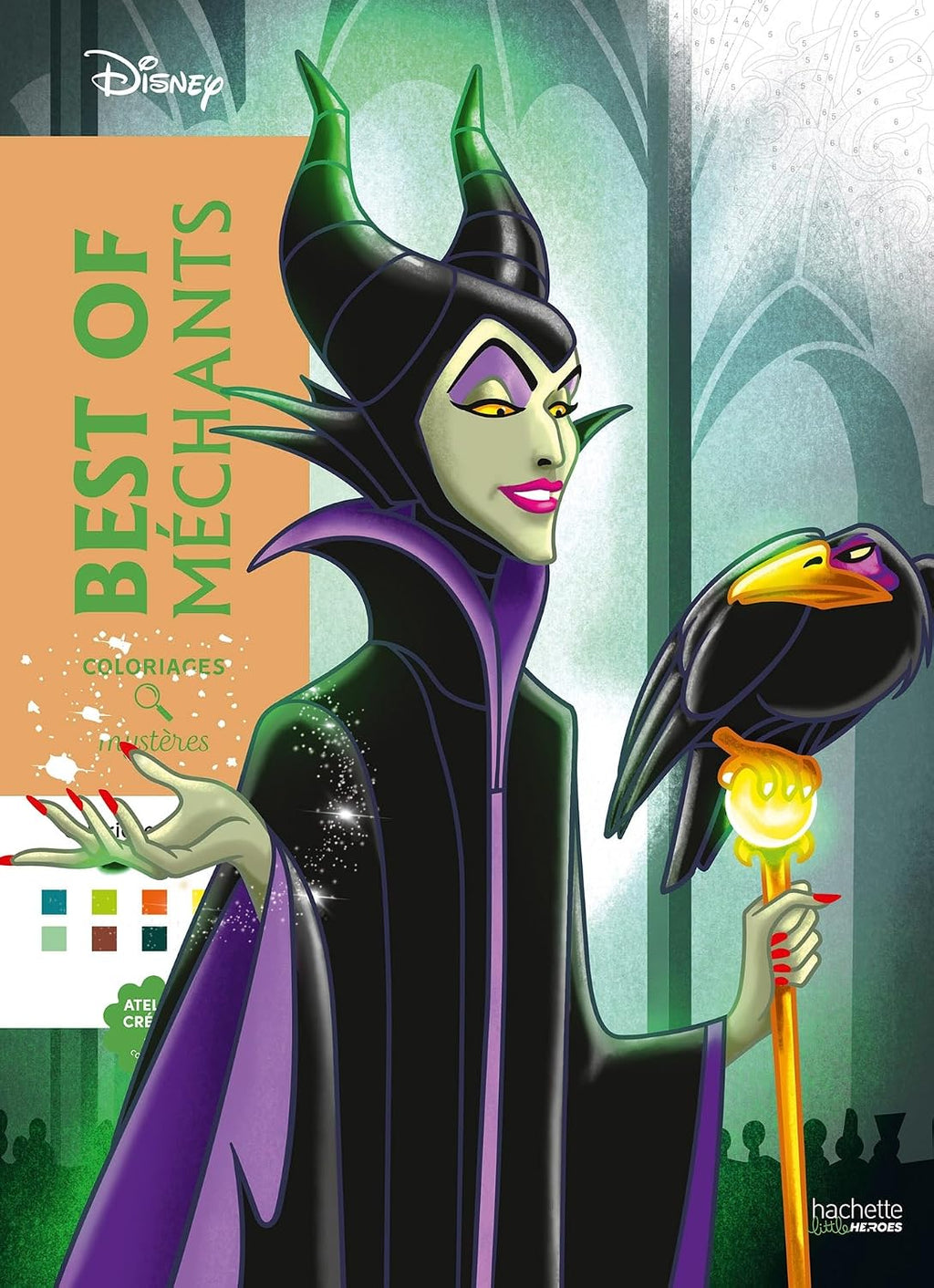 Coloriages mystères Disney Best of Méchants: Colorie les chiffres et découvre l'image by Collectif