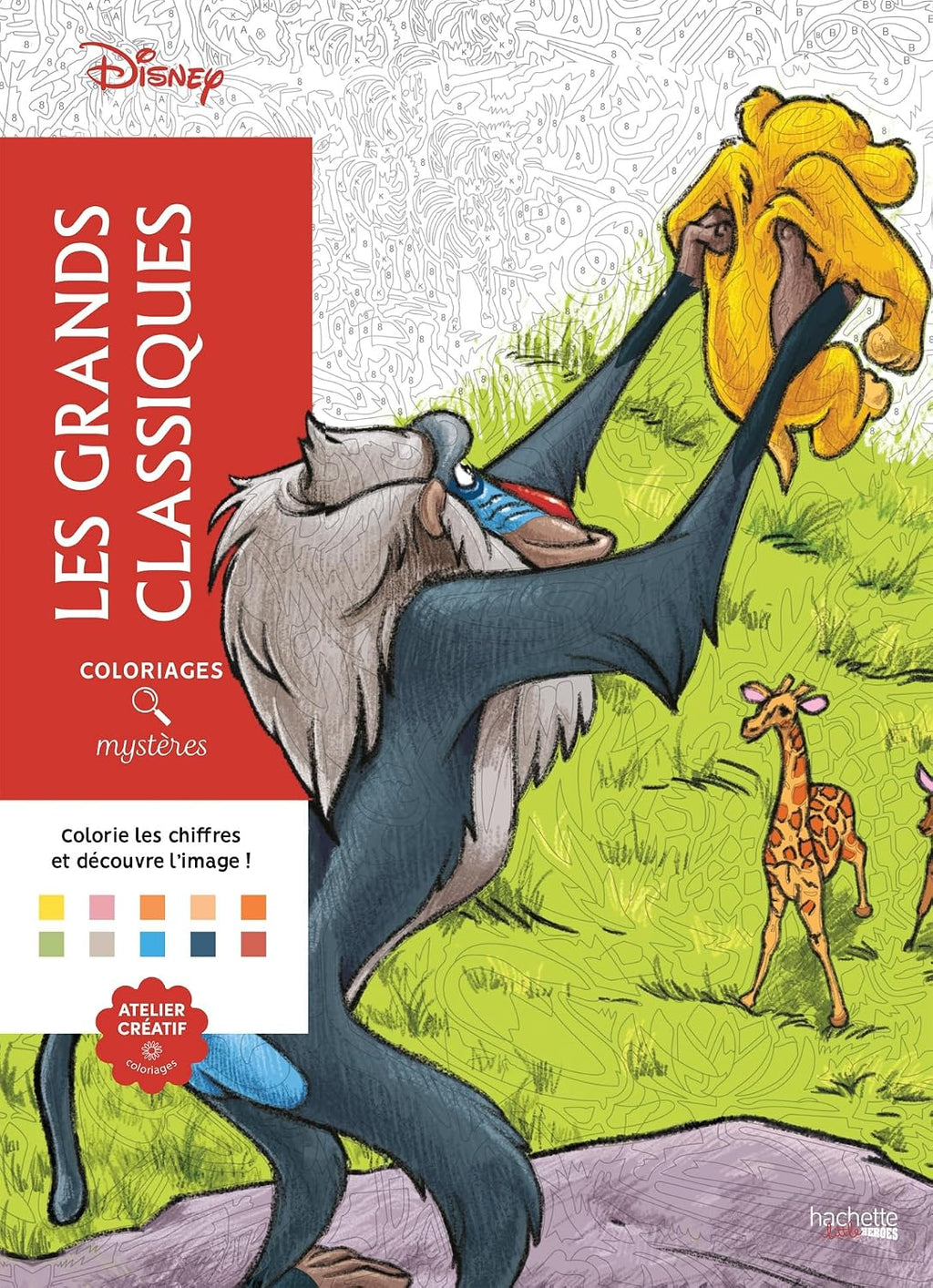 Les grands classiques Disney coloriages / mysteres - coloring book (French Edition) by Disney