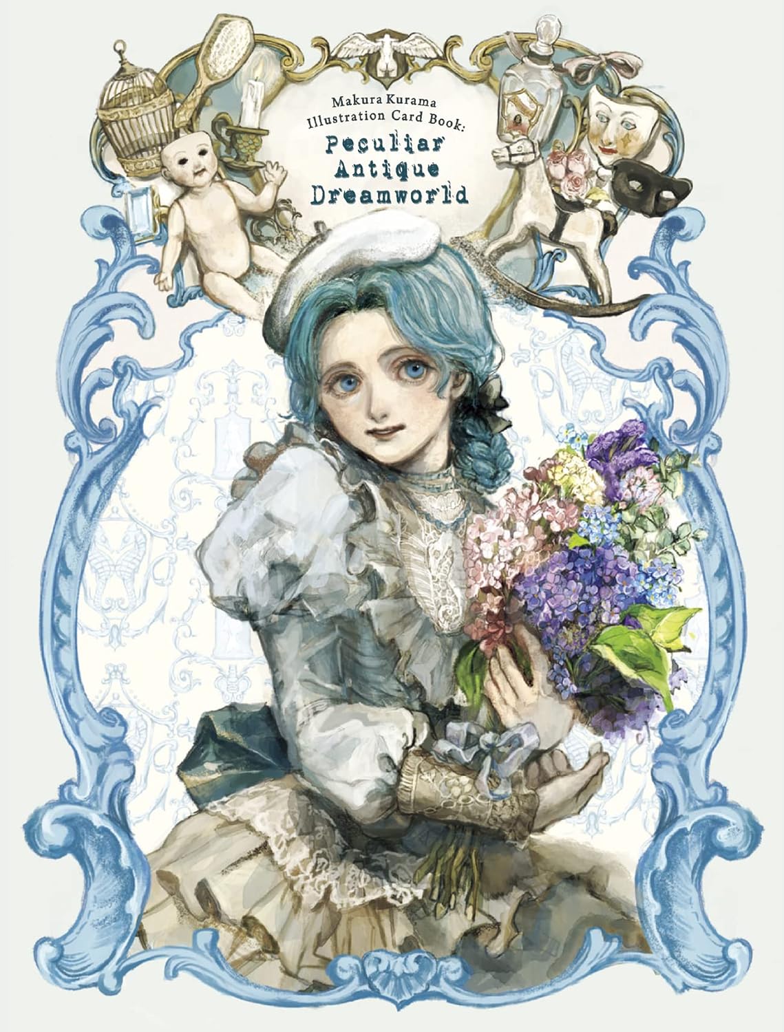 Makura Kurama Illustration Card Book: Peculiar Antique Dreamworld (Japanese Edition) by Makura Kurama
