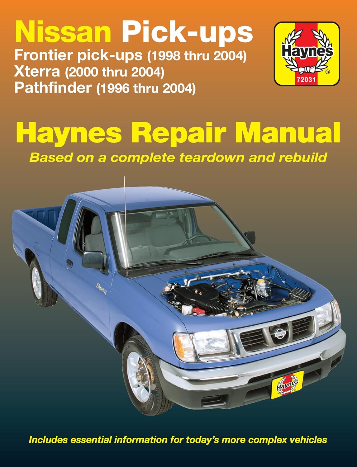 Nissan Fronitier Pickup 1998 thru 2004, Pathfinder 1996 thru 2004 & XTerra 2000 thru 2004 Haynes Repair Manual by Ken Freund