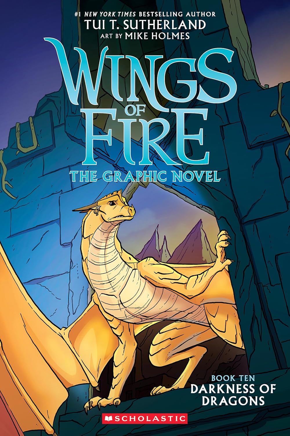 Darkness of Dragons: A Graphic Novel (Wings of Fire Graphic Novel #10) (10) by Tui T. Sutherland