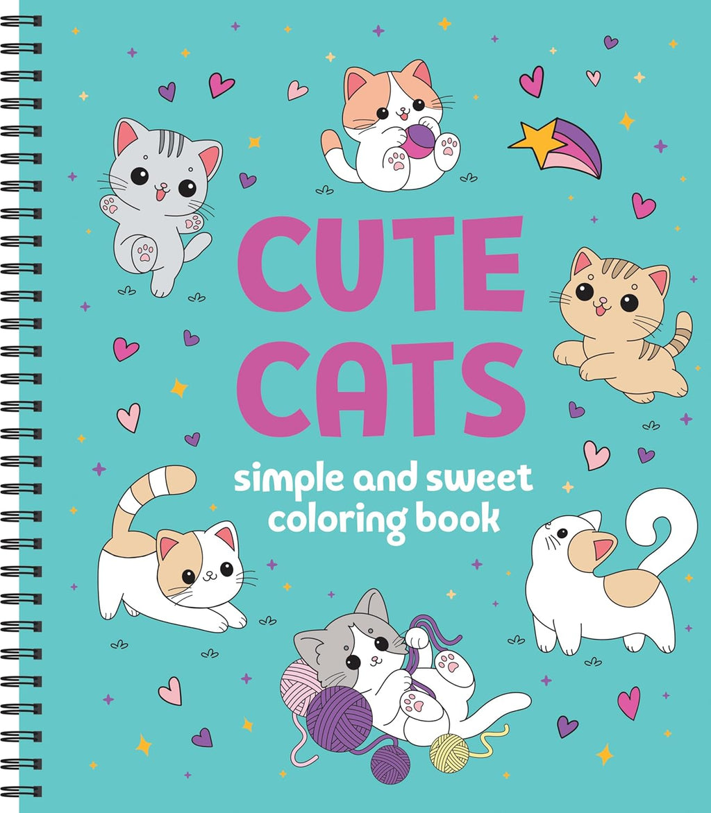 Simple and Sweet Coloring Book: Cute Cats by New Seasons