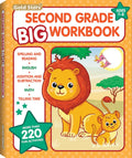 Second Grade Big Workbook Ages 7 - 8: All Subjects including 220+ Activities, Spelling and Reading, English, Addition and Subtraction, Math, Telling Time (Gold Stars Series) by Gold Stars