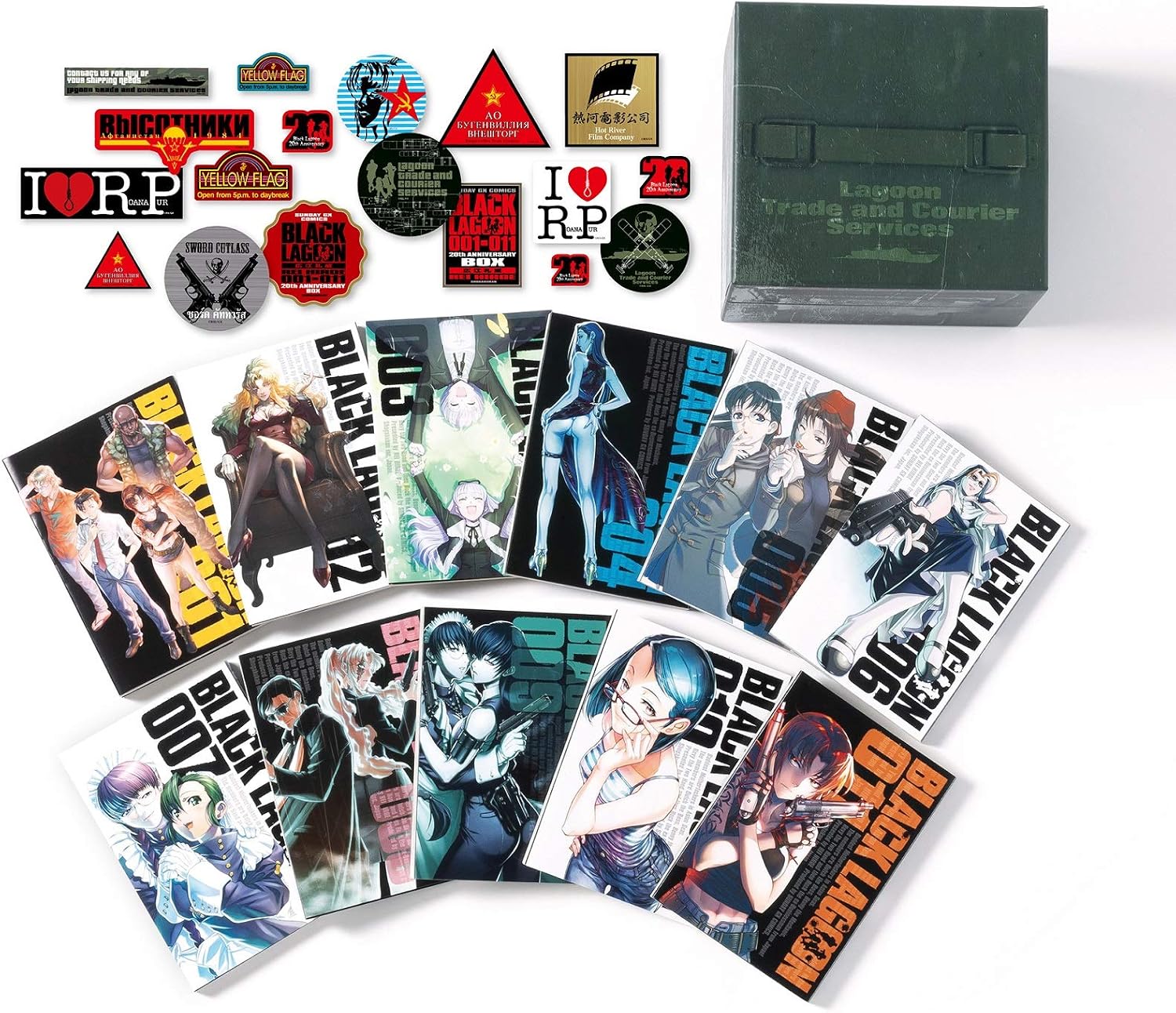 BLACK LAGOON 1-11 20th ANNIVERSARY BOX ([特装版コミック] サンデーGXコミックス) by B Vision
