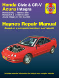 Honda Civic (1996 thru 2000), Honda CR-V (1997 thru 2001) & Acura Integra (1994 thru 2000) Haynes Repair Manua by Larry Warren
