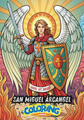 SAN MIGUEL ÁRCANGEL COLORING BOOK (Colorea Santos) (Spanish Edition) by José Manuel Gutierrez Arcos