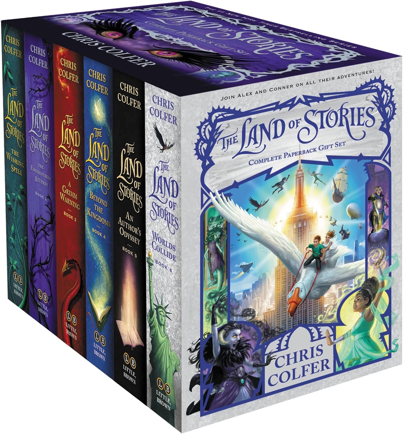 The Land of Stories Complete Paperback Gift Set by Chris Colfer